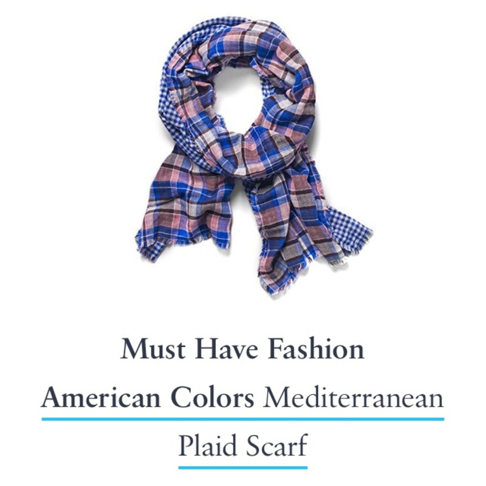 Cotton gauze scarf